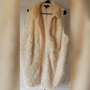 Women's Plus Faux Fur Vest